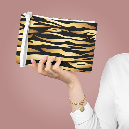 Stylish Tiger Print Clutch Bag - Chic Fashion Accessory for Night Out