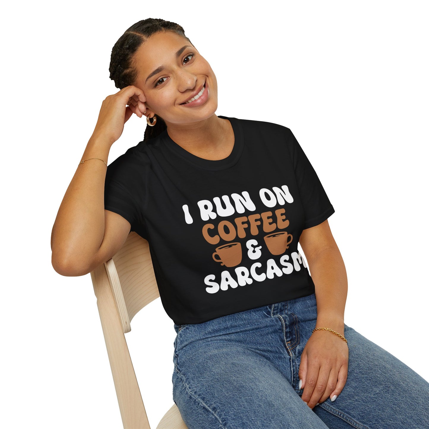 Sarcasm And Coffee Unisex T-Shirt