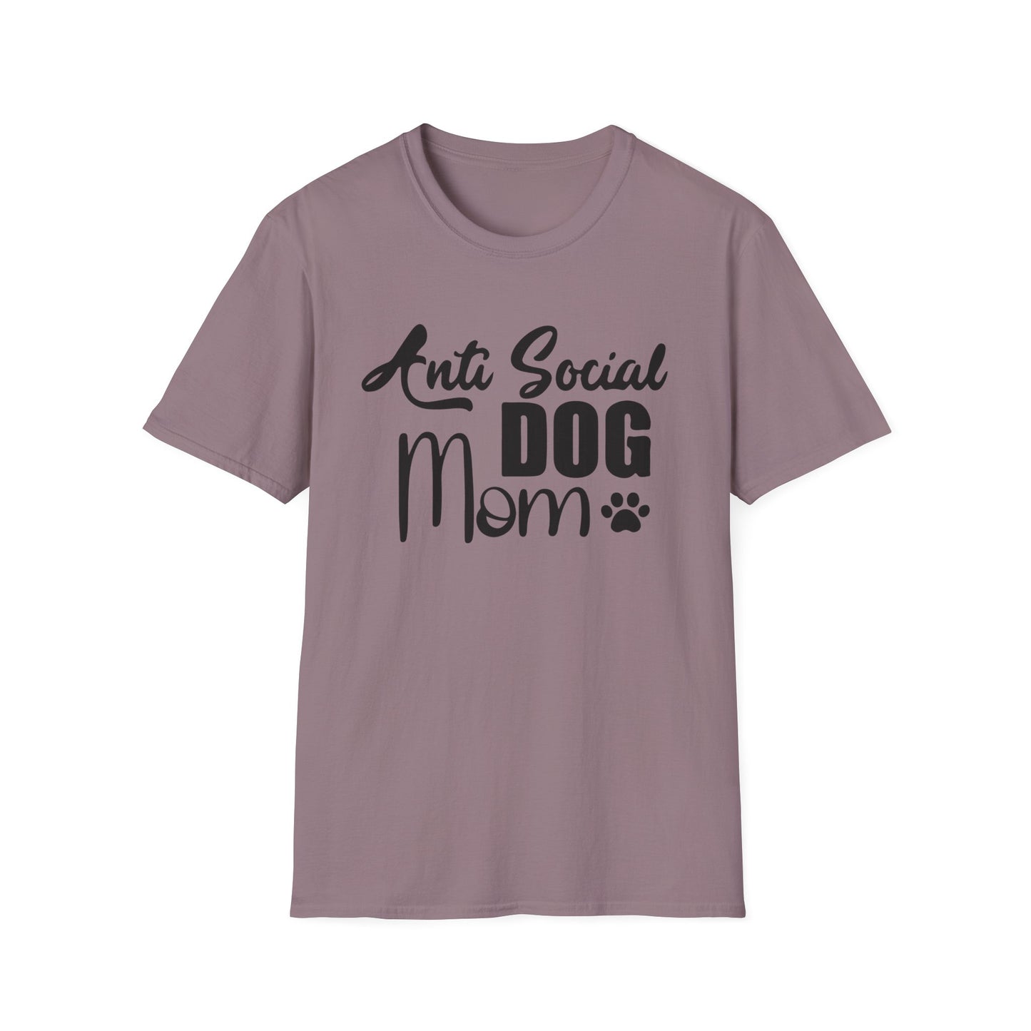 Anti-Social Dog Mom Women Softstyle T-Shirt