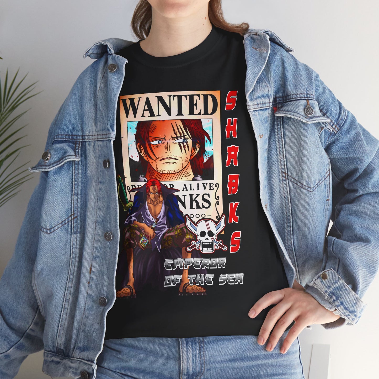 Anime One Piece Shanks Unisex Tee Shirt