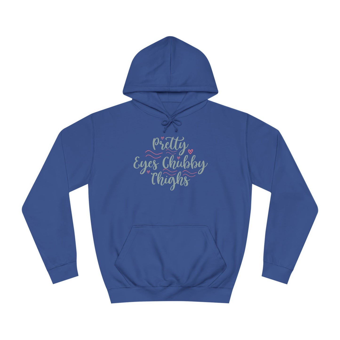Chubby Chicks College Hoodie
