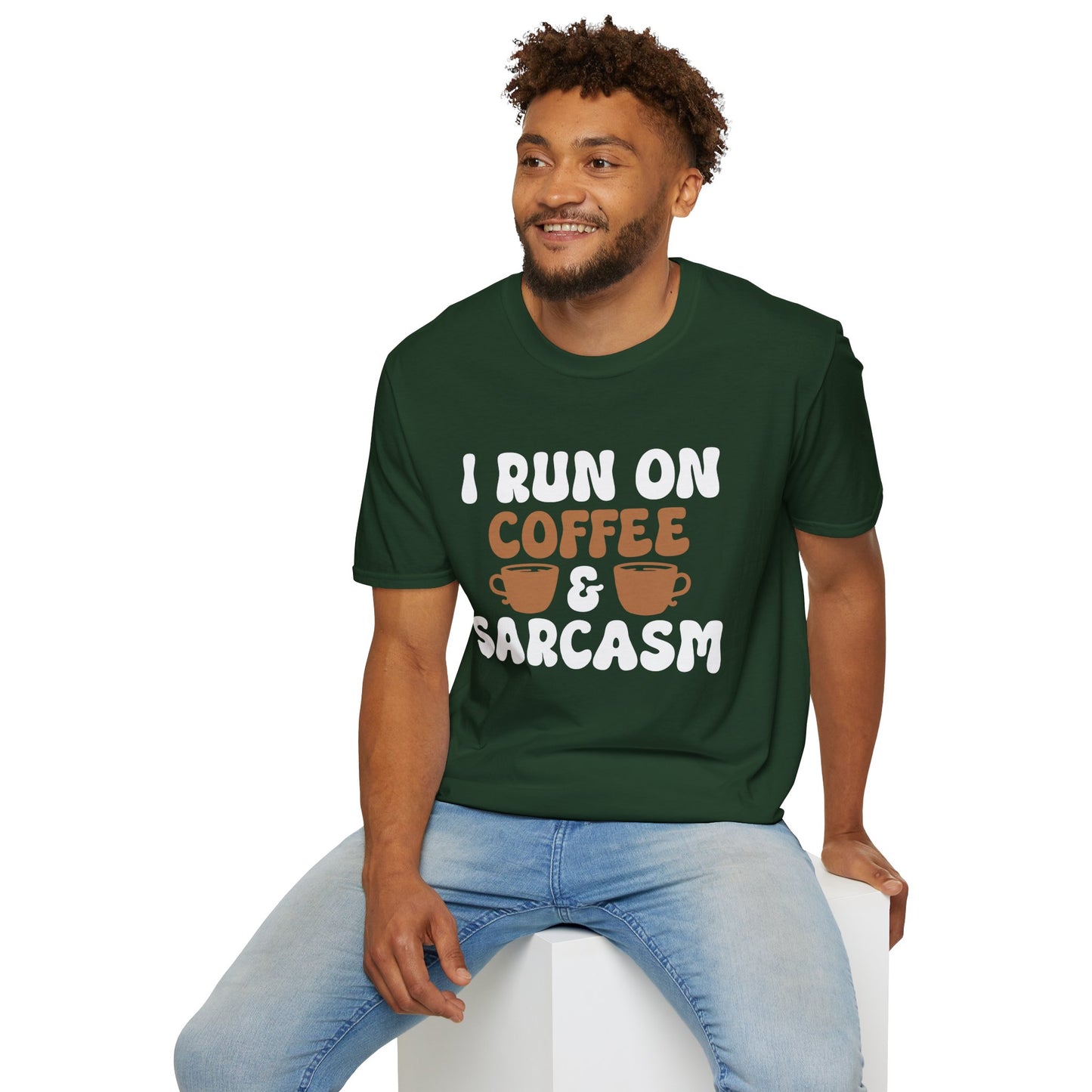 Sarcasm And Coffee Unisex T-Shirt