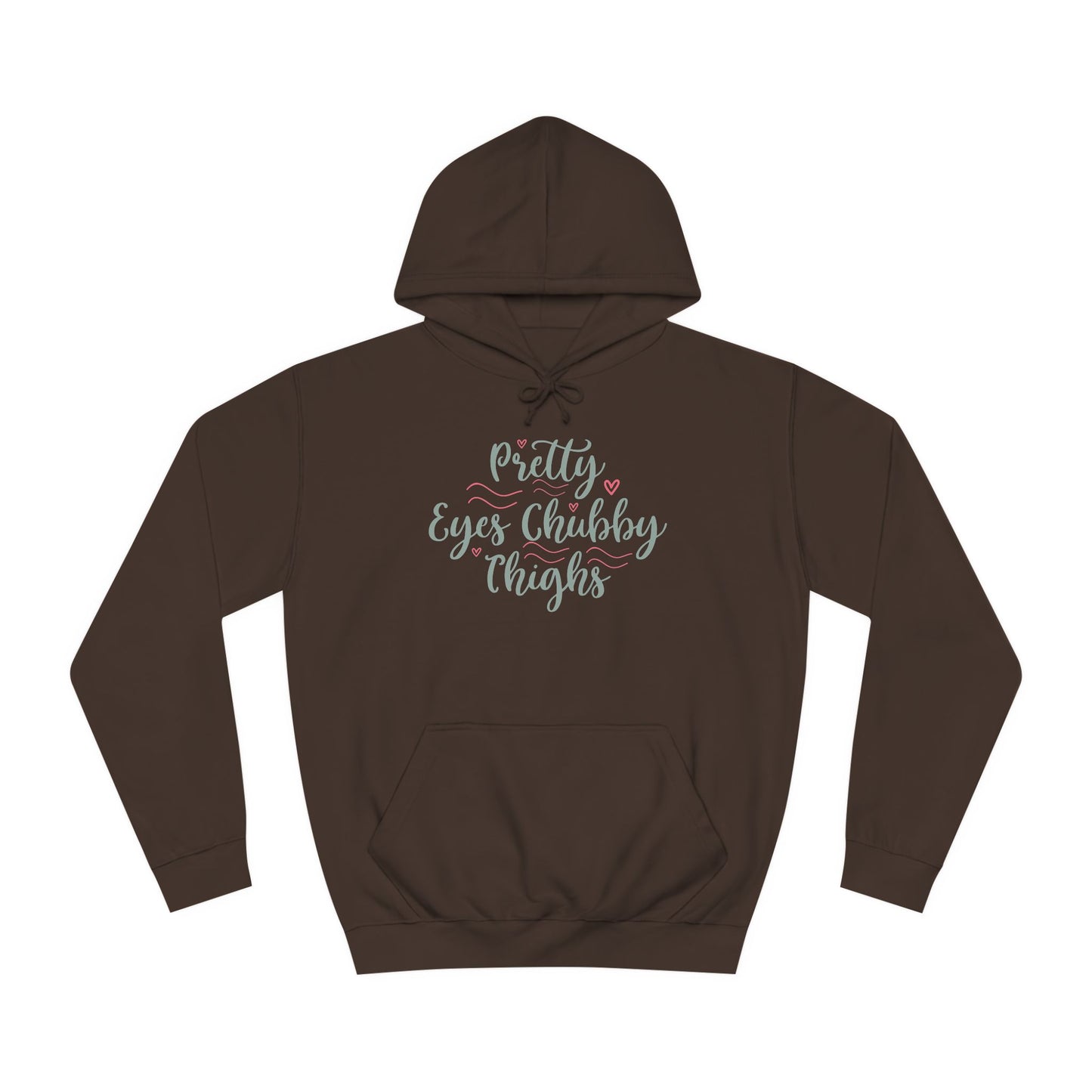 Chubby Chicks College Hoodie