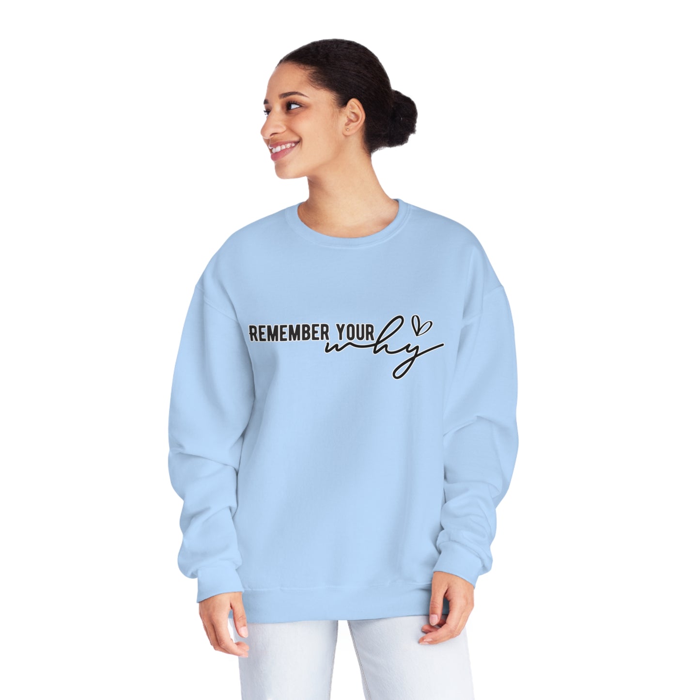 Women Crewneck Sweatshirt - Remember Your Why NuBlend®