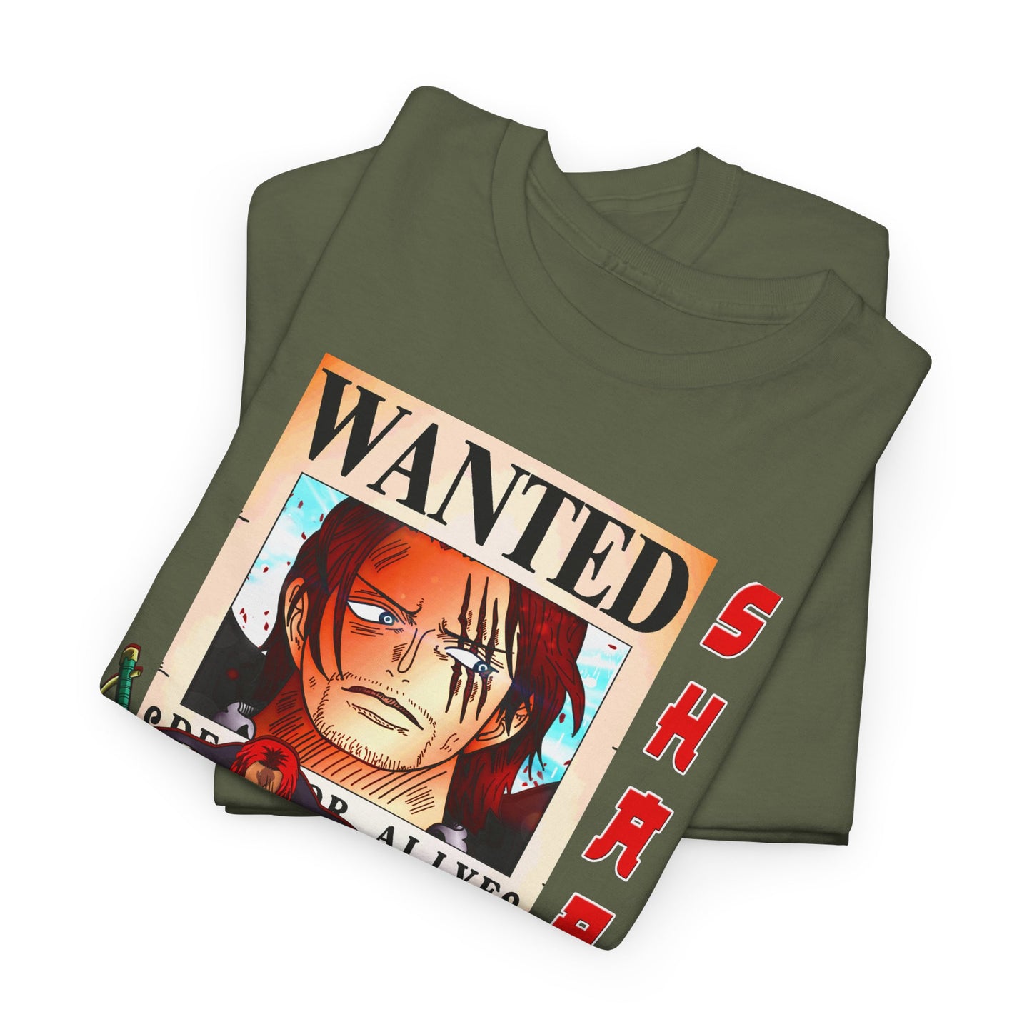 Anime One Piece Shanks Unisex Tee Shirt