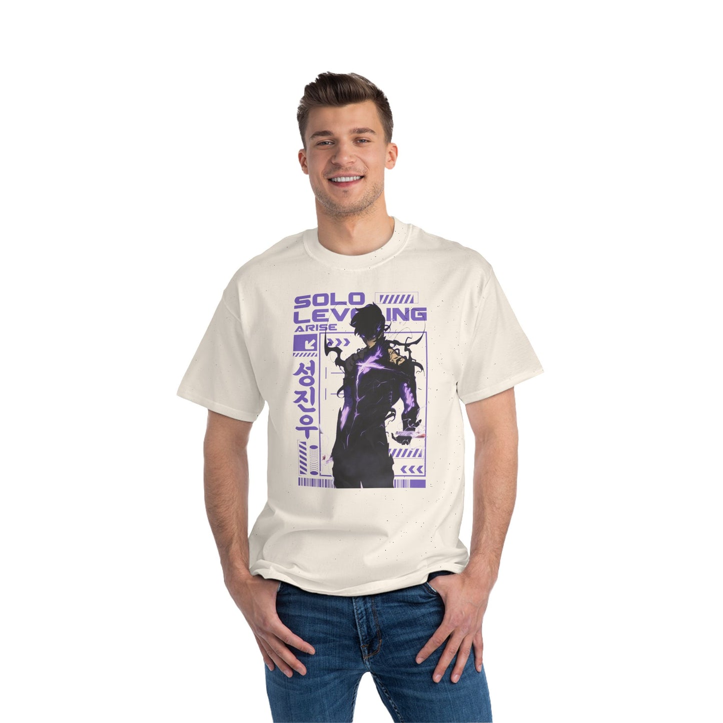 Solo Leveling Arise Beefy-T® Short-Sleeve T-Shirt - Stylish Graphic Tee for Anime Fans