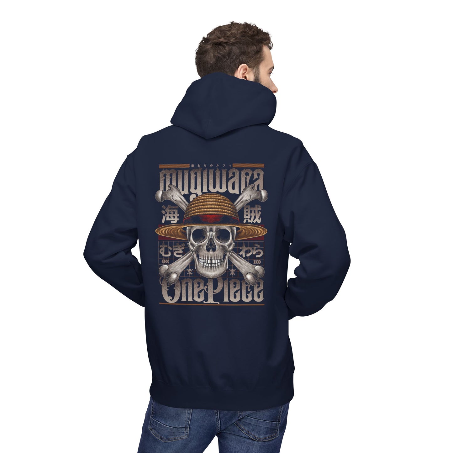 One Piece Straw Hat Skull Unisex Hoodie — Anime Pirate Crew Hoodie