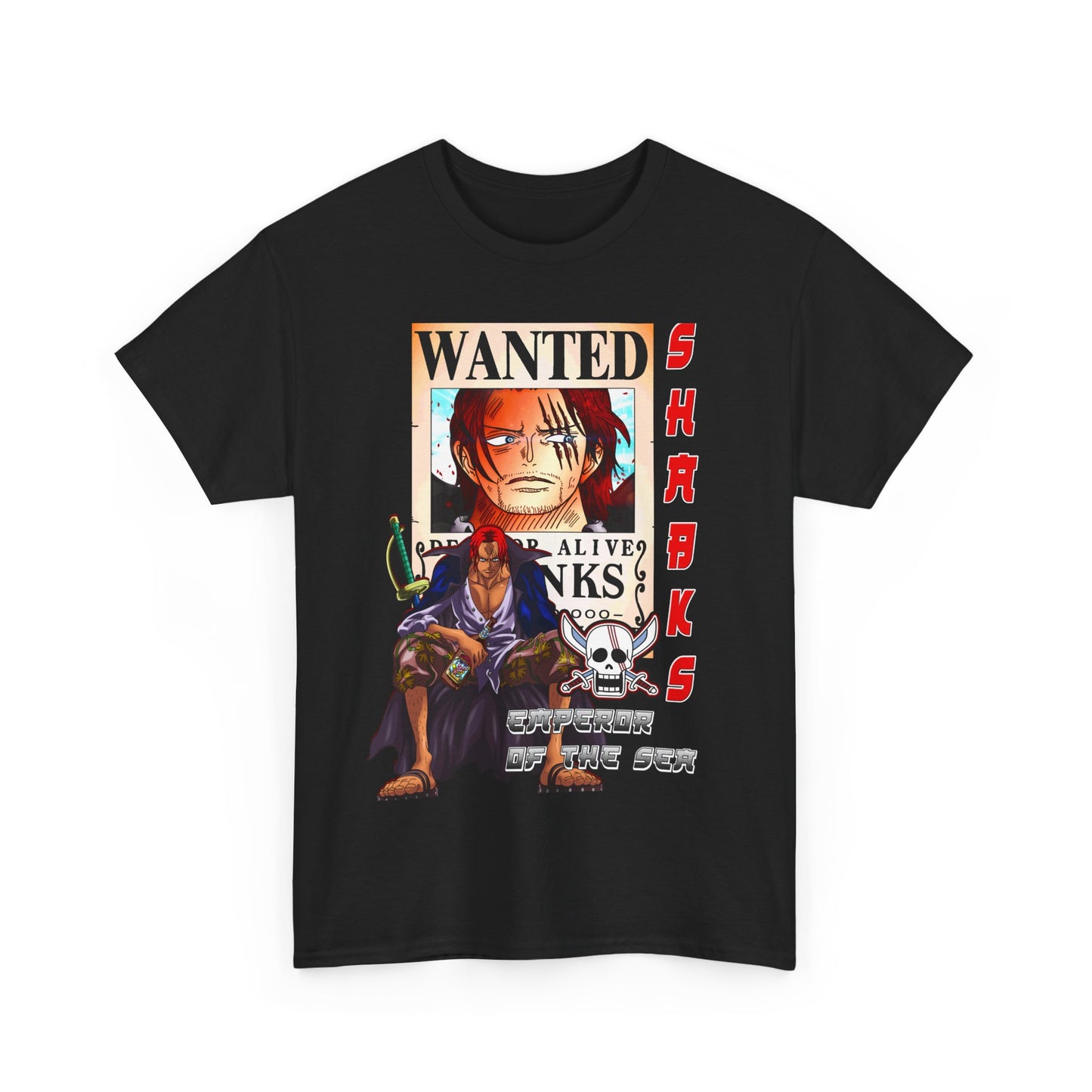 Anime One Piece Shanks Unisex Tee Shirt