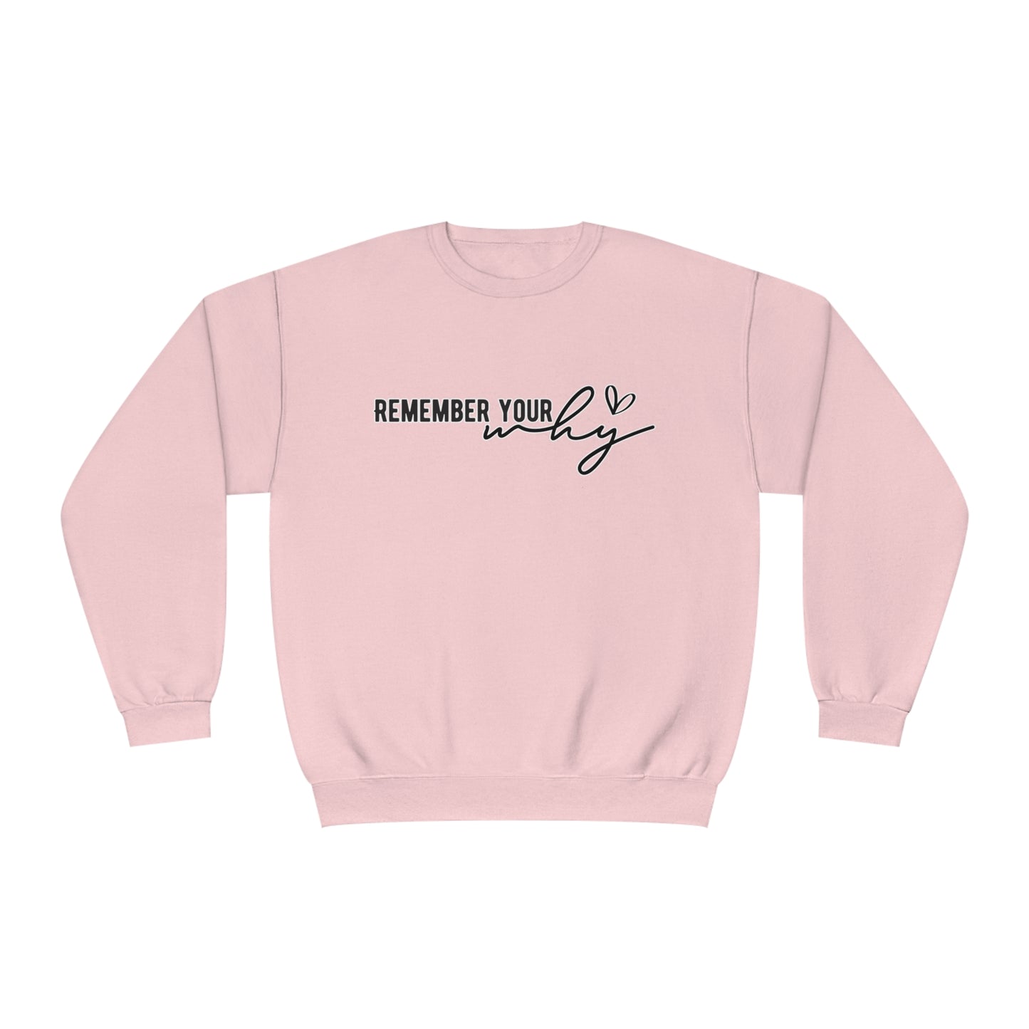 Women Crewneck Sweatshirt - Remember Your Why NuBlend®