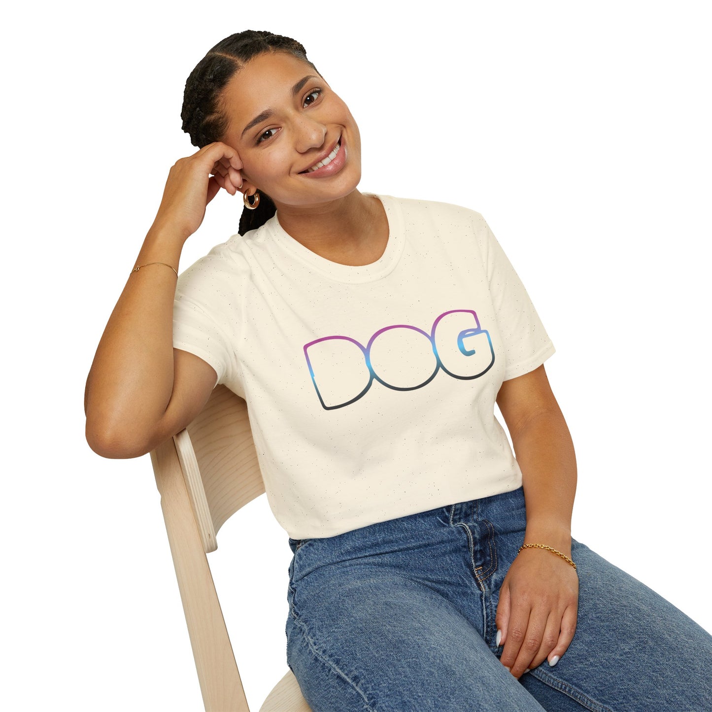 Fun Dog Graphic Unisex Softstyle T-Shirt - Perfect for Pet Lovers