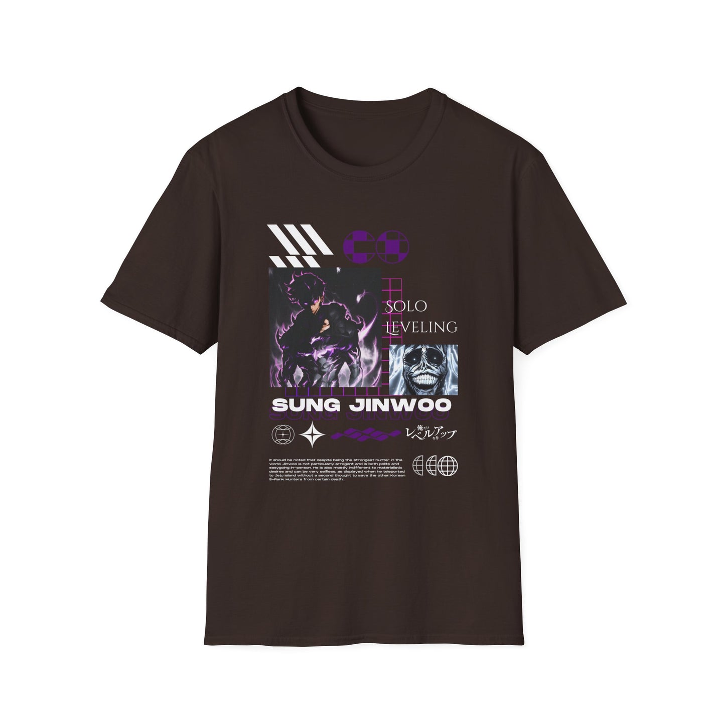 Solo Leveling Sung Jinwoo Unisex T-Shirt softstyle