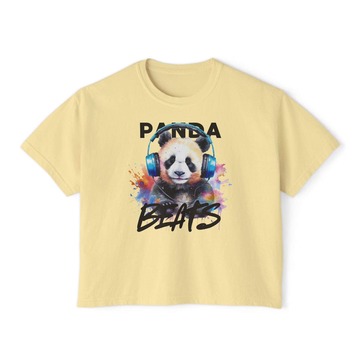 Panda Beats Women's Boxy Tee
