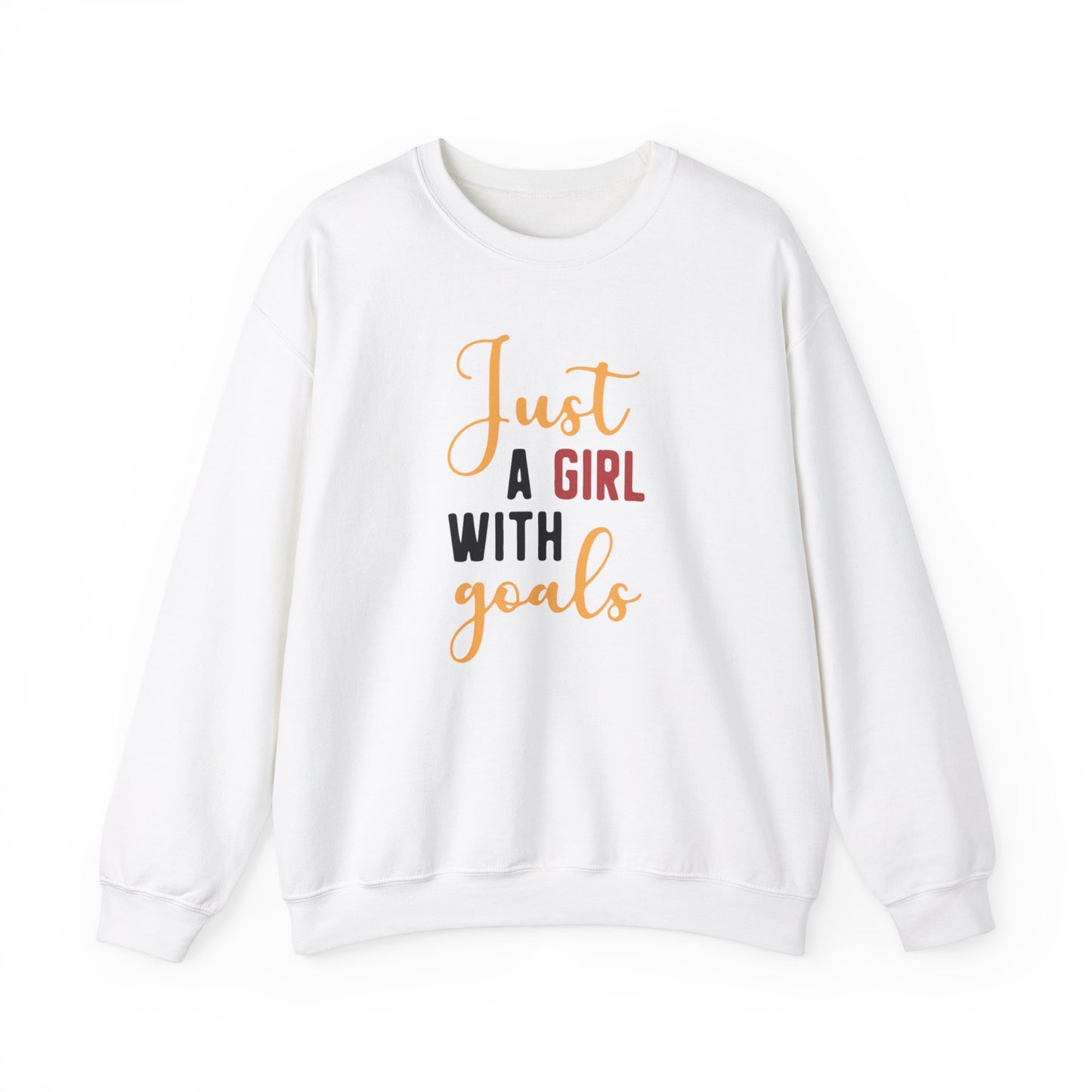 Girl With Goals Heavy Blend™ Crewneck Sweatshirt