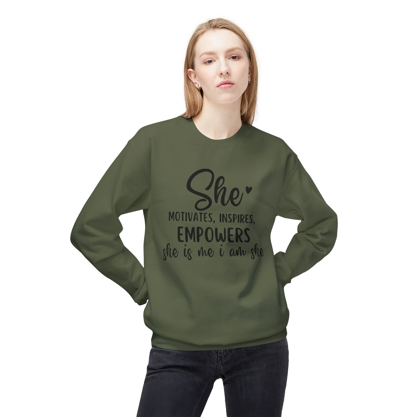 Women's Midweight Softstyle Fleece Crewneck Sweatshirt