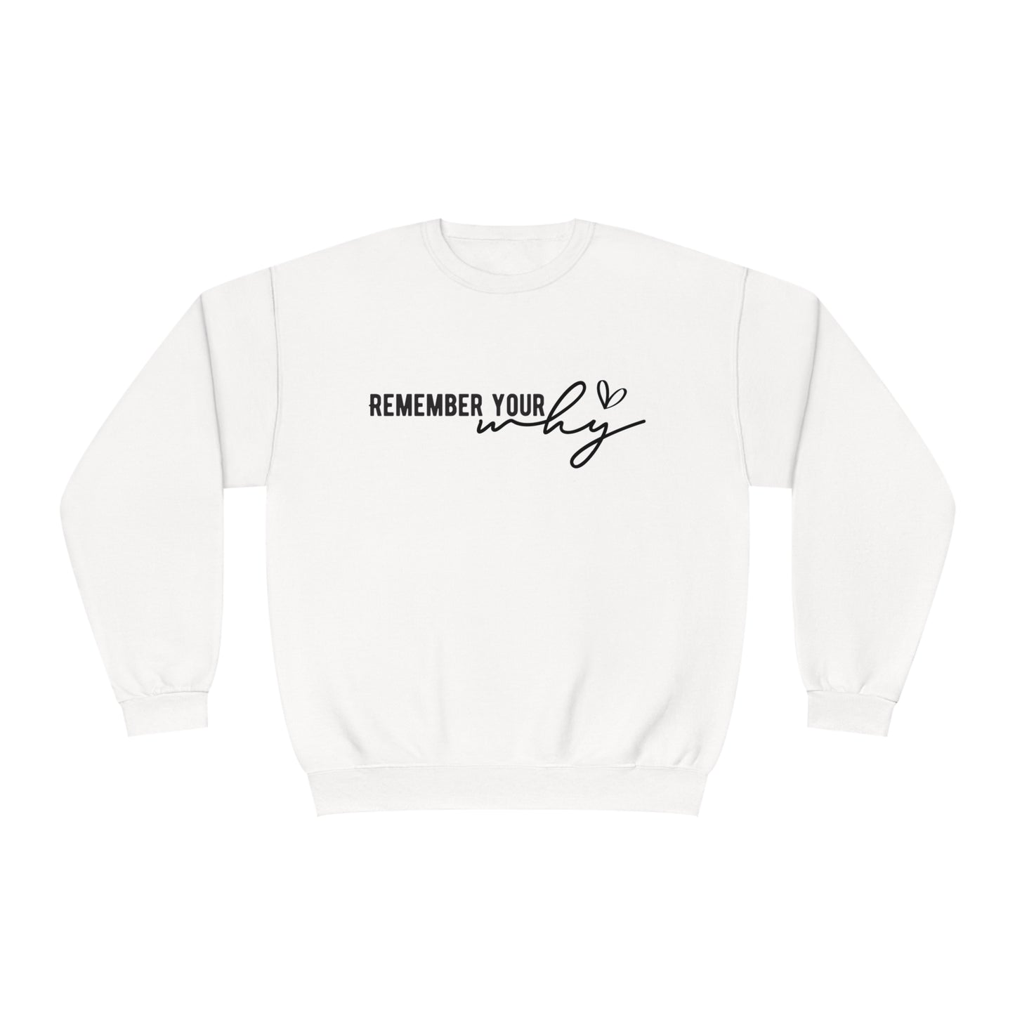 Women Crewneck Sweatshirt - Remember Your Why NuBlend®