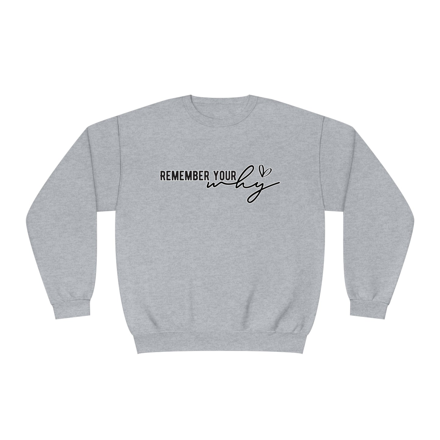 Women Crewneck Sweatshirt - Remember Your Why NuBlend®