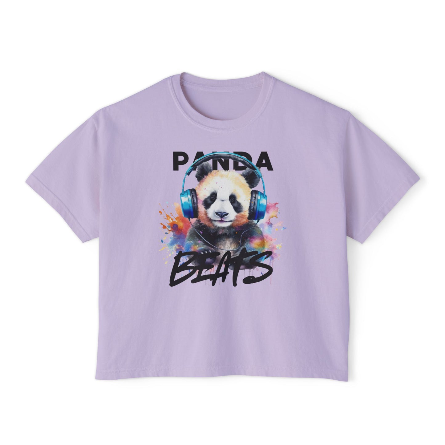 Panda Beats Women's Boxy Tee