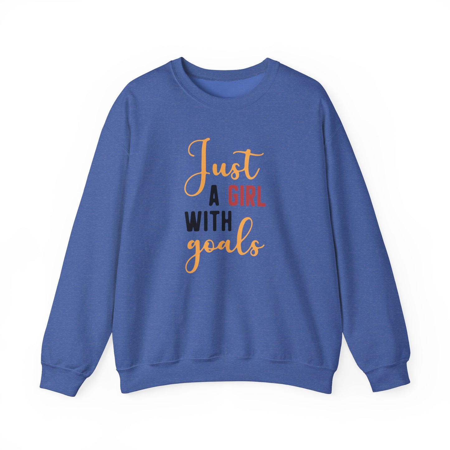 Girl With Goals Heavy Blend™ Crewneck Sweatshirt
