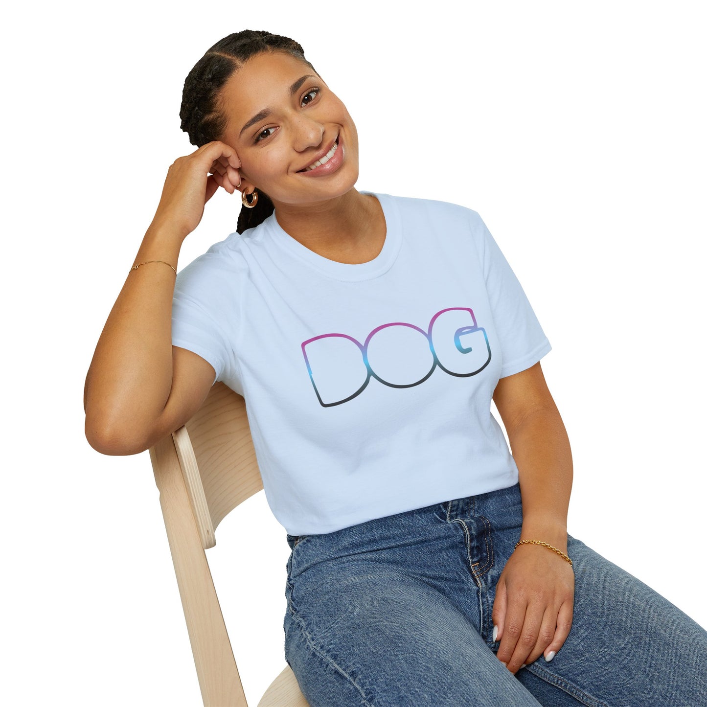 Fun Dog Graphic Unisex Softstyle T-Shirt - Perfect for Pet Lovers