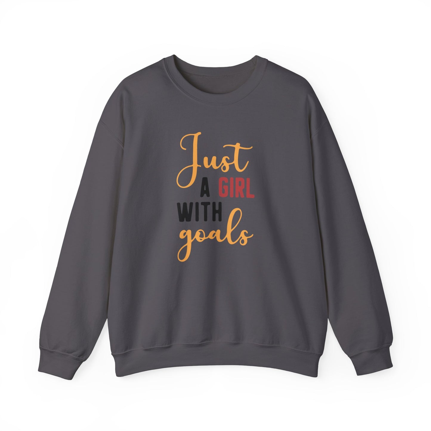Girl With Goals Heavy Blend™ Crewneck Sweatshirt