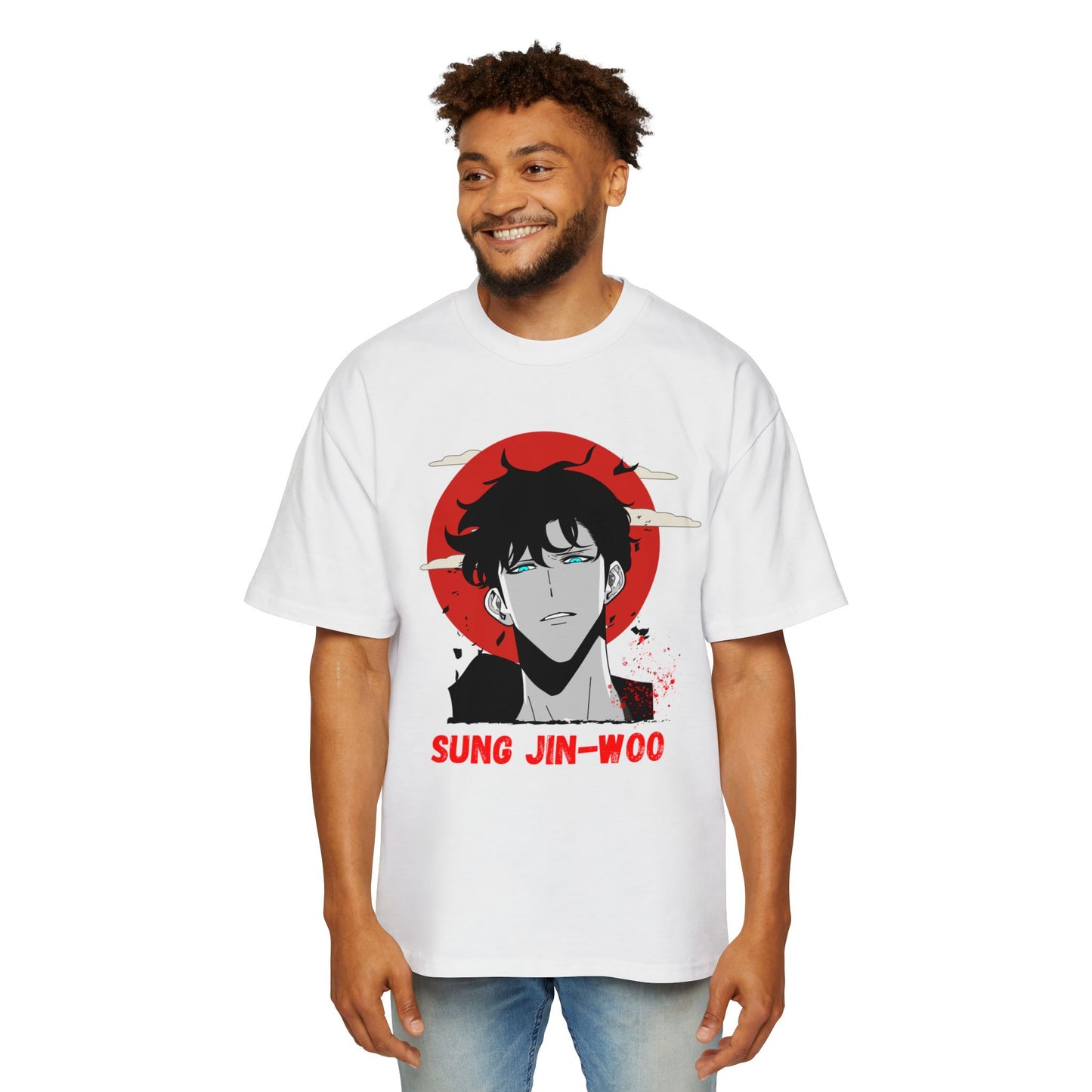Sung Jin-Woo Graphic Oversized Tee for Anime Fans premium quality
