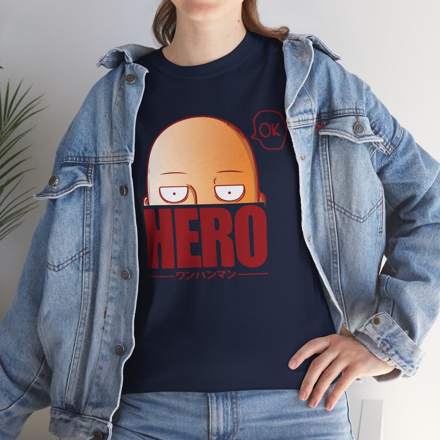 Hero Unisex Heavy Cotton Tee - One Punch Man Design