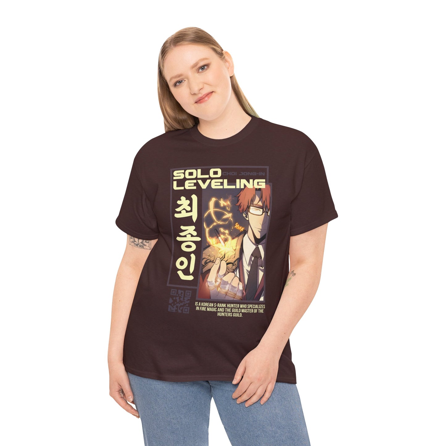 Solo Leveling Graphic Tee - Unisex Heavy Cotton T-Shirt