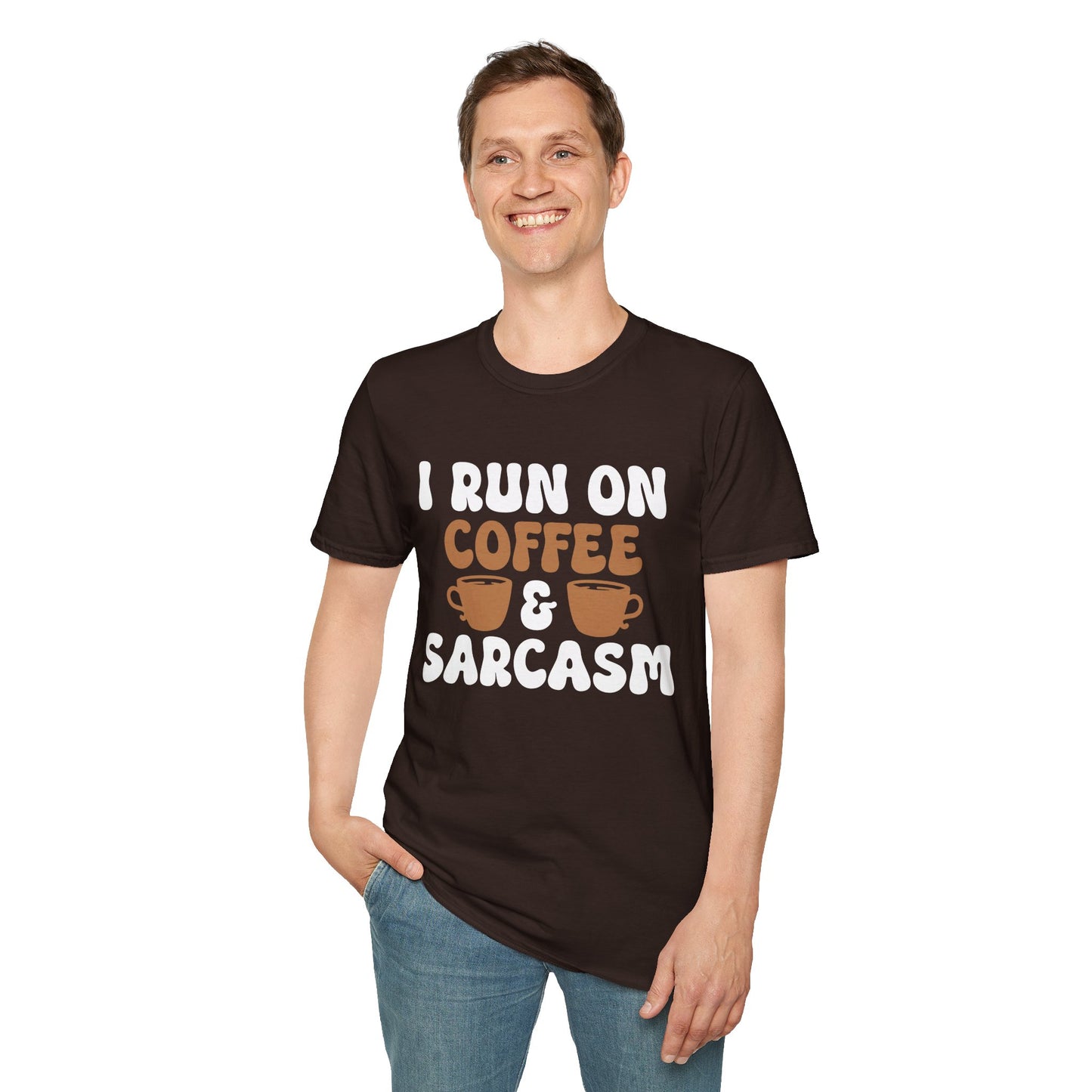 Sarcasm And Coffee Unisex T-Shirt