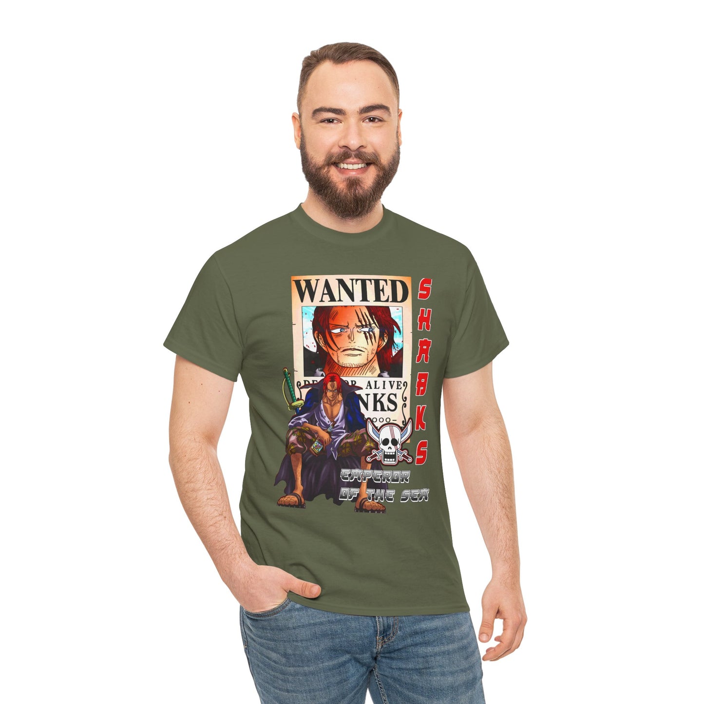 Anime One Piece Shanks Unisex Tee Shirt
