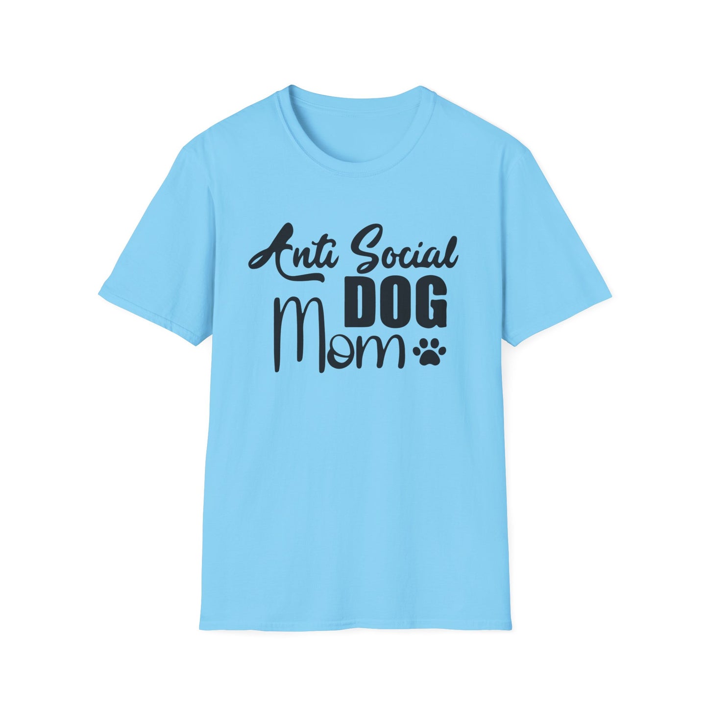 Anti-Social Dog Mom Women Softstyle T-Shirt