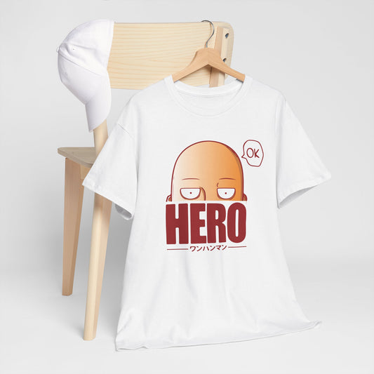 Hero Unisex Heavy Cotton Tee - One Punch Man Design