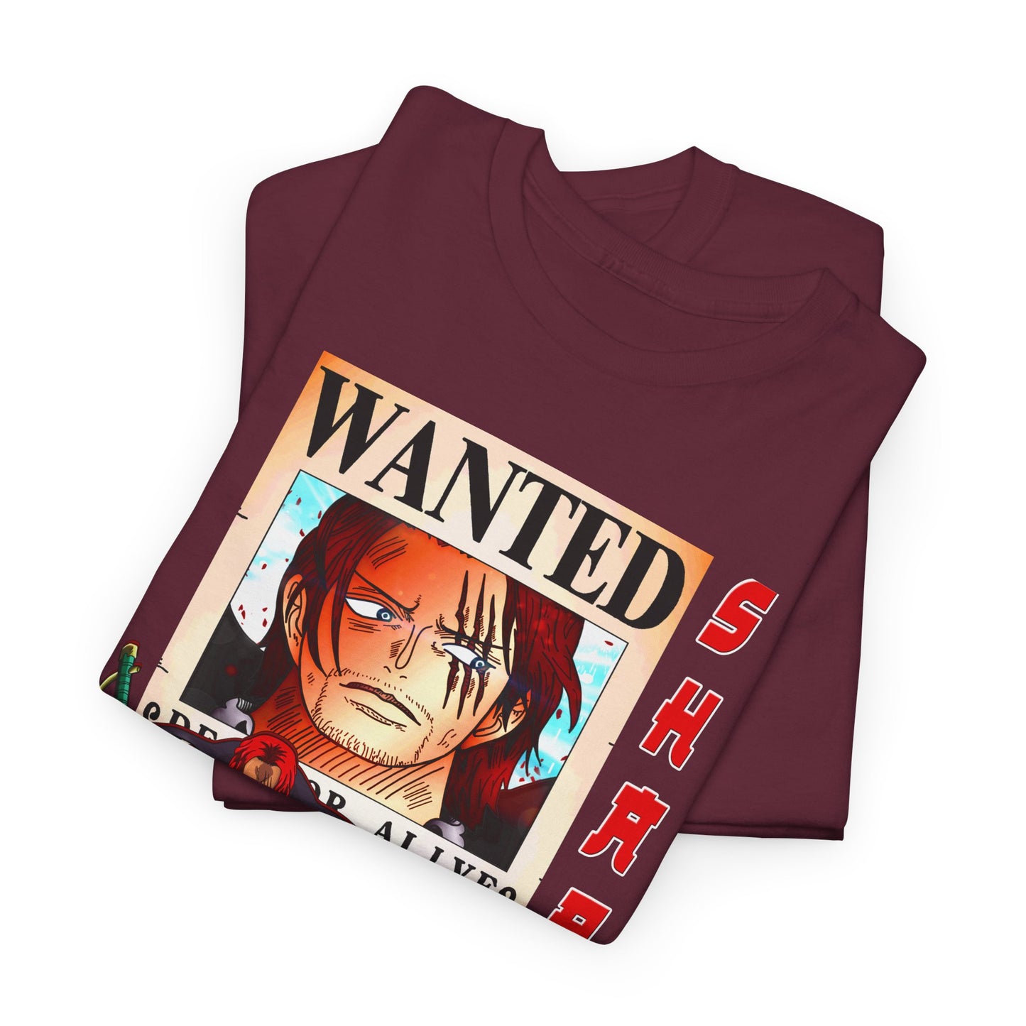 Anime One Piece Shanks Unisex Tee Shirt