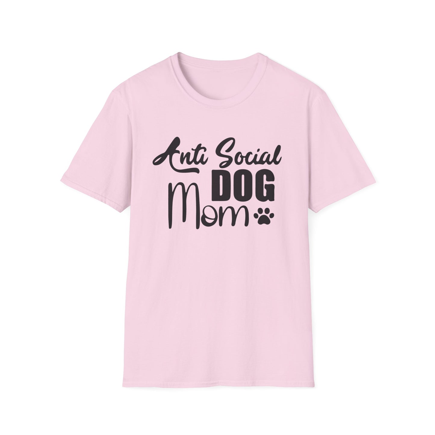 Anti-Social Dog Mom Women Softstyle T-Shirt