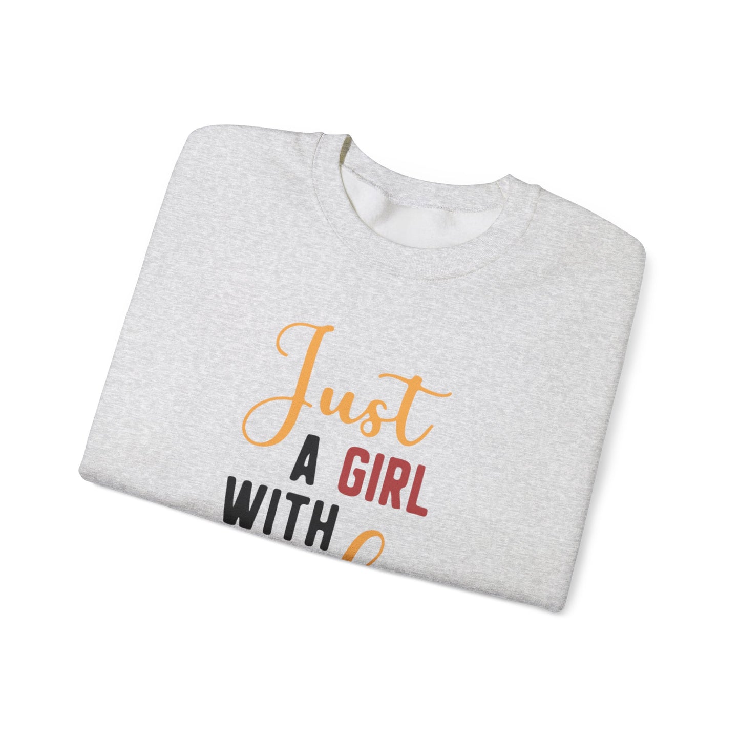 Girl With Goals Heavy Blend™ Crewneck Sweatshirt