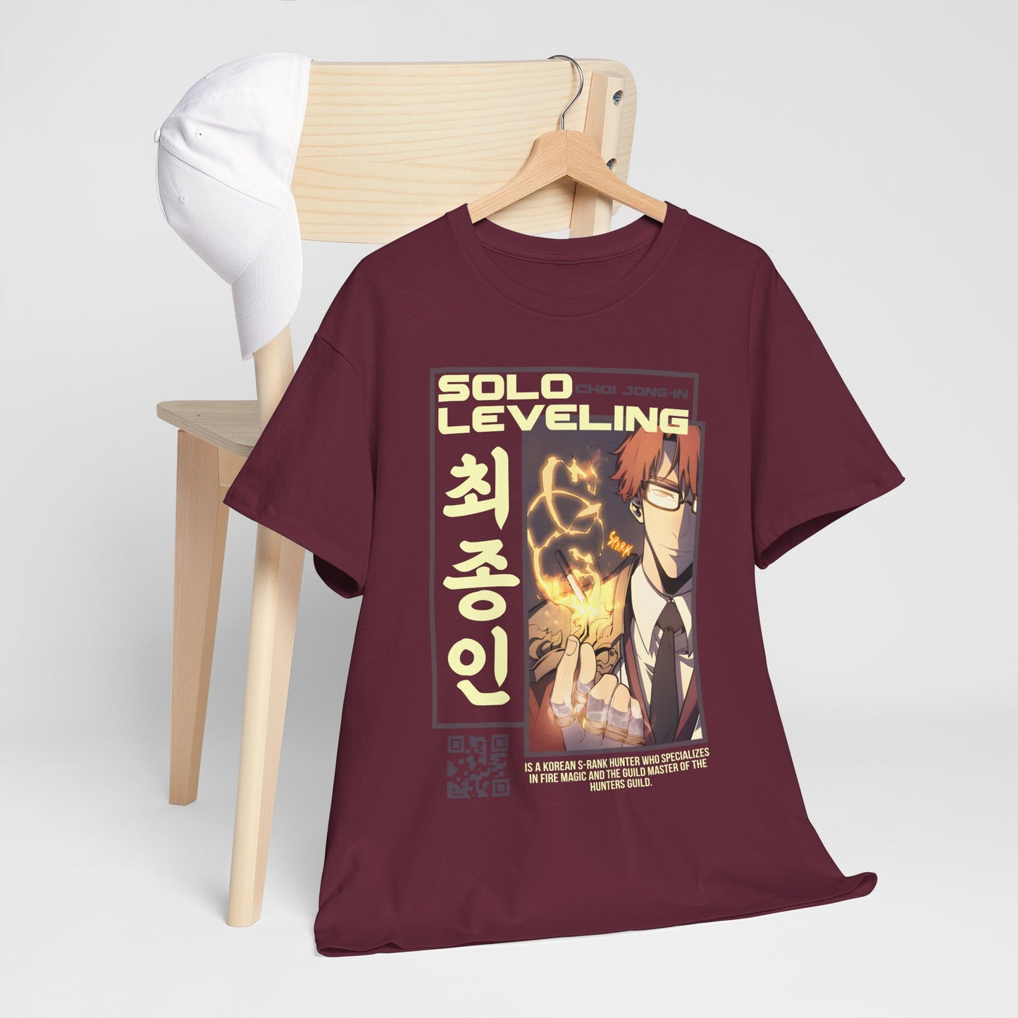 Solo Leveling Graphic Tee - Unisex Heavy Cotton T-Shirt