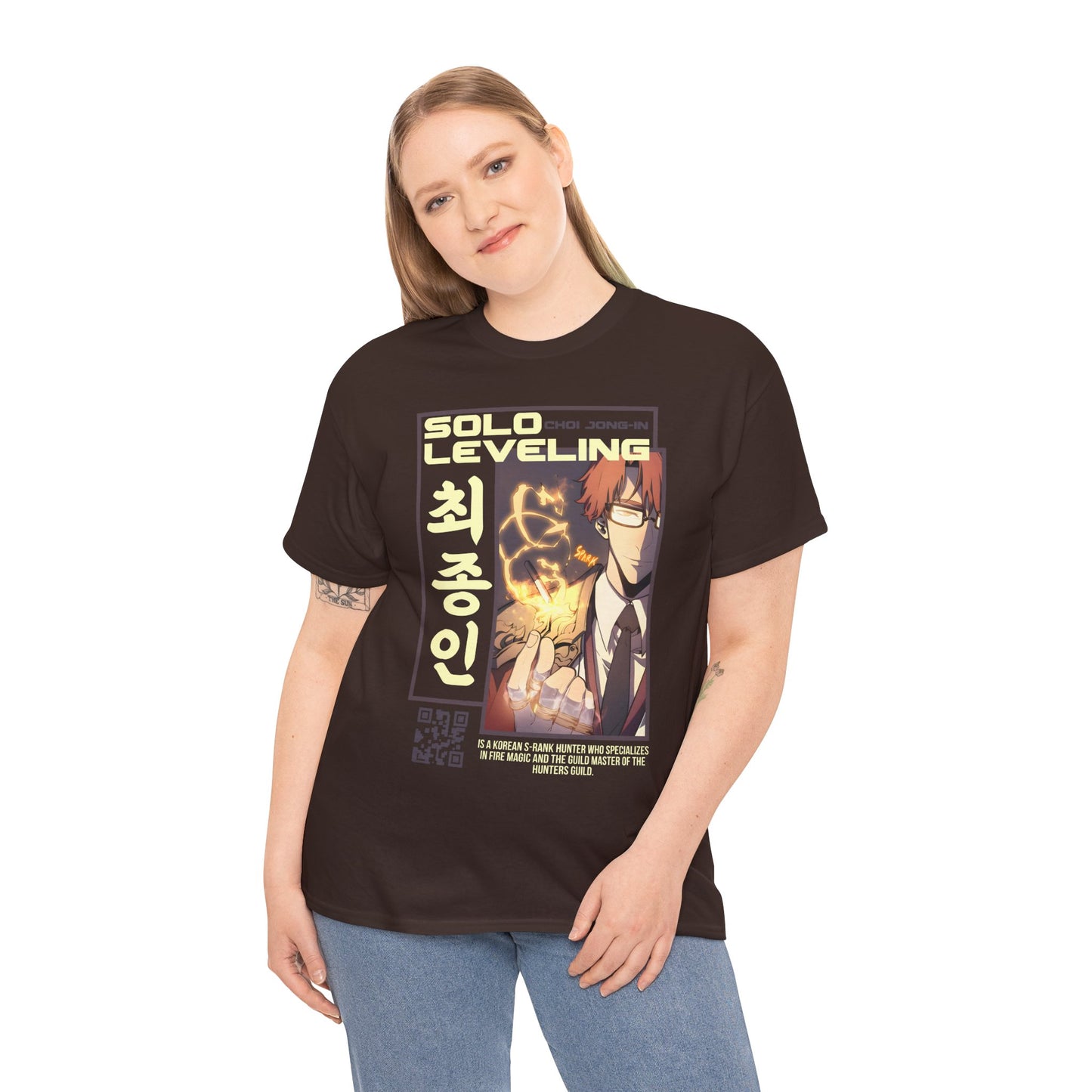 Solo Leveling Graphic Tee - Unisex Heavy Cotton T-Shirt