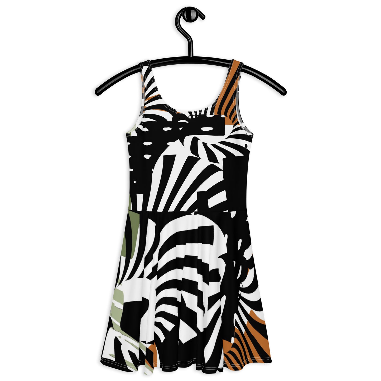 Abstract Pattern Skater Dress
