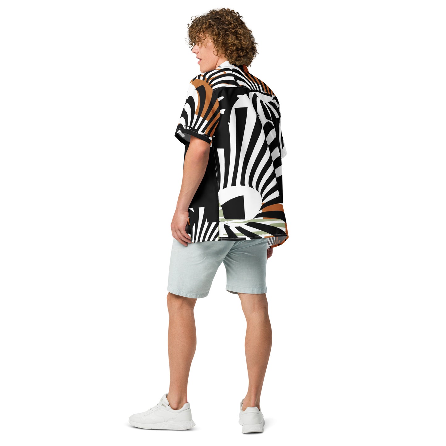 Abstract pattern Unisex button shirt