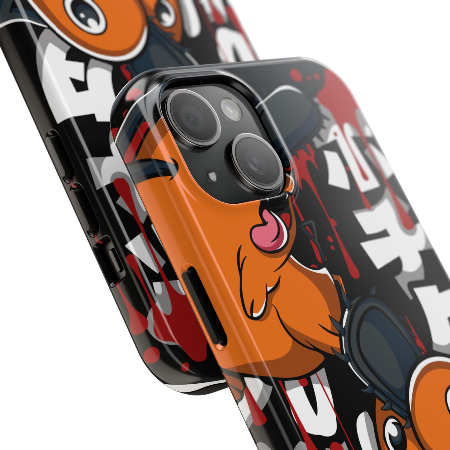 Chainsaw Man | Anime Tough Phone Case with Playful Characters