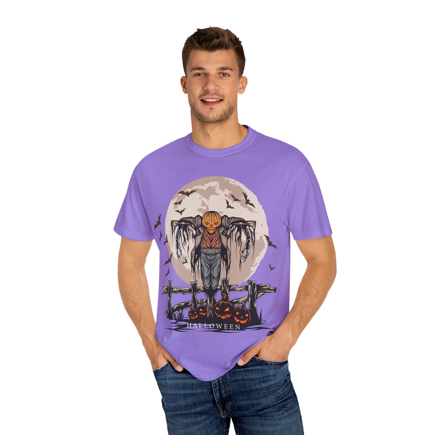Halloween Unisex Garment-Dyed T-shirt