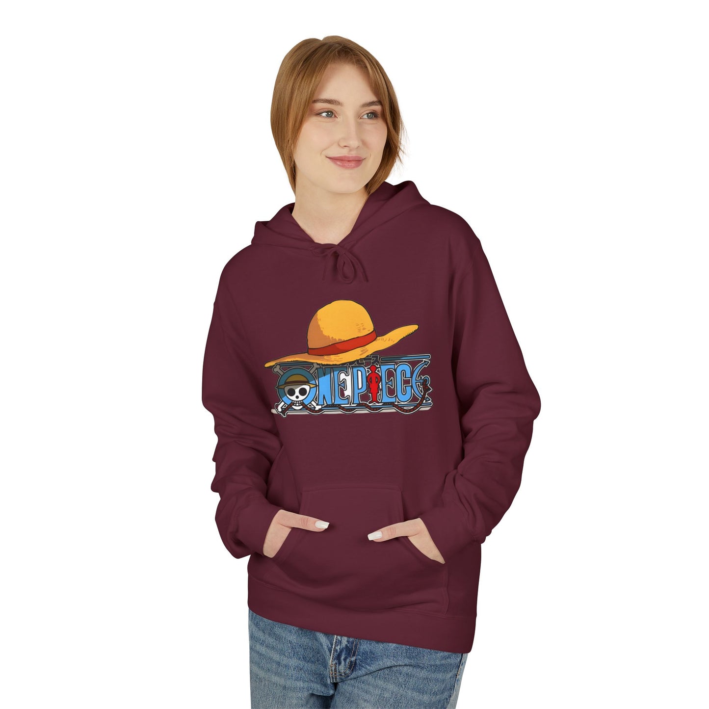One Piece Luffy Graphic Hoodie — Straw Hat's Gear 5