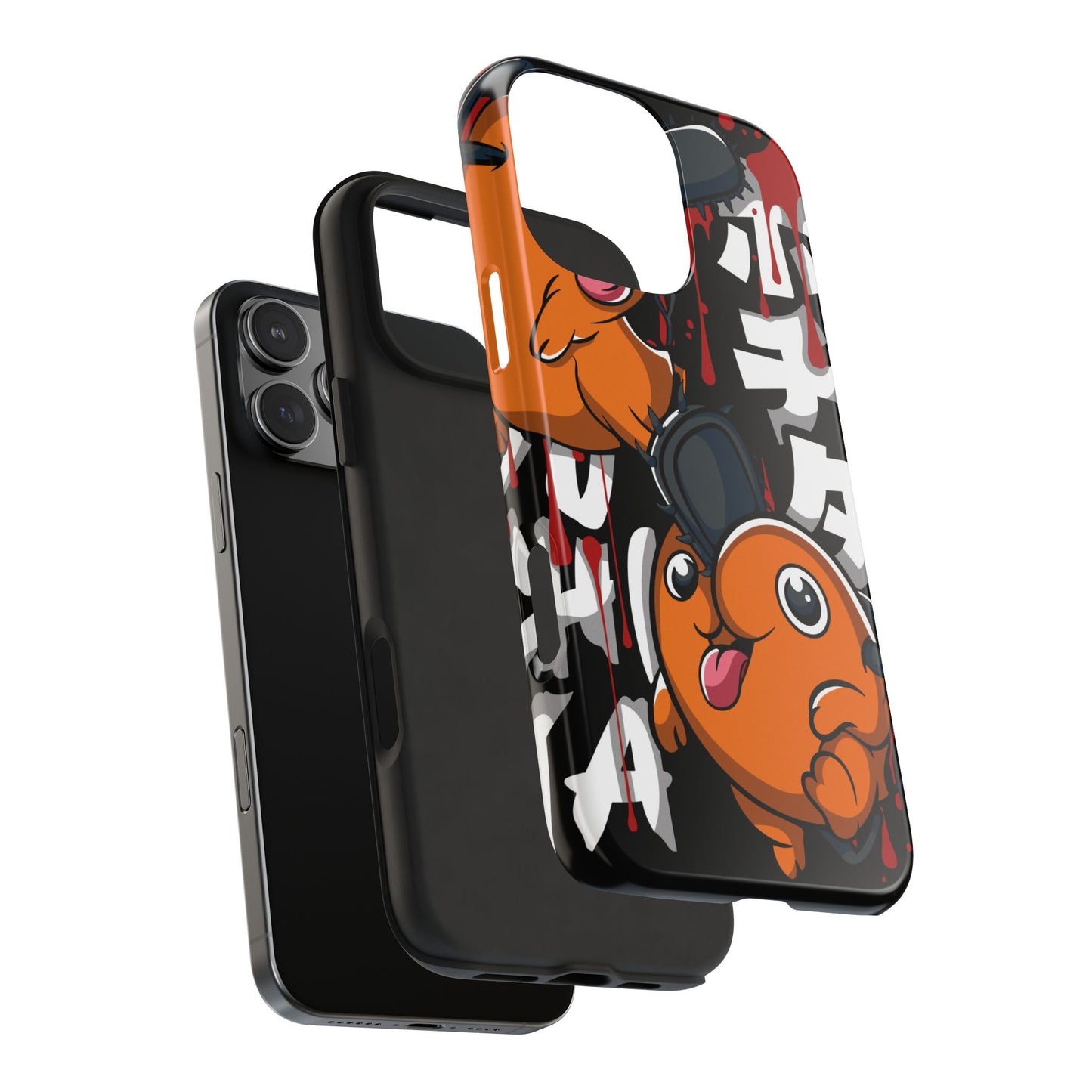 Chainsaw Man | Anime Tough Phone Case with Playful Characters