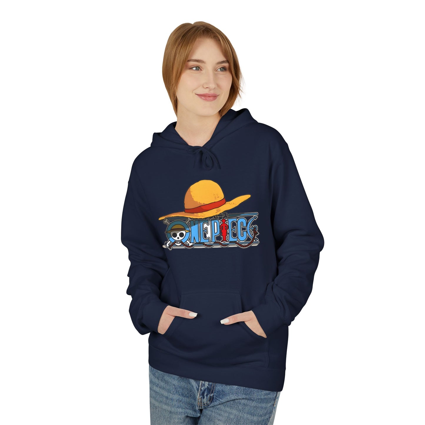 One Piece Luffy Graphic Hoodie — Straw Hat's Gear 5