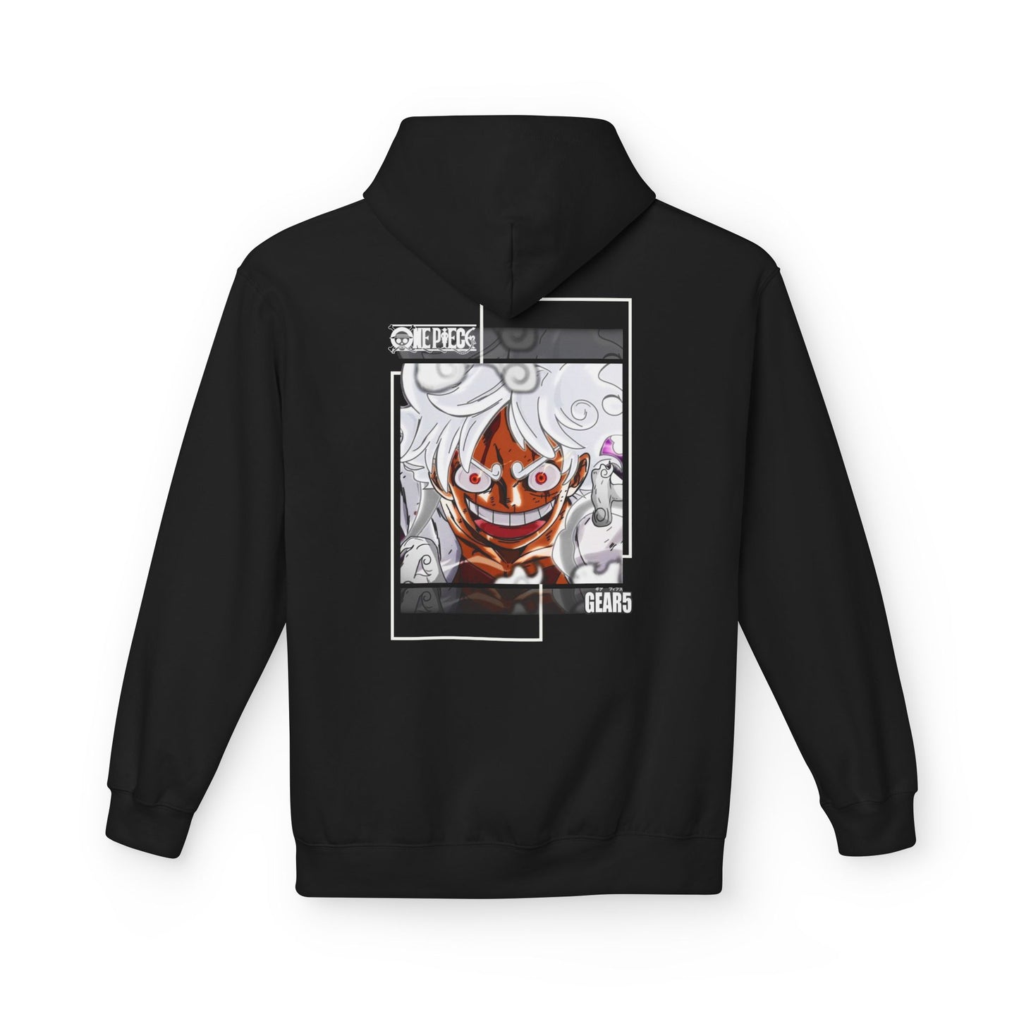 One Piece Luffy Graphic Hoodie — Straw Hat's Gear 5
