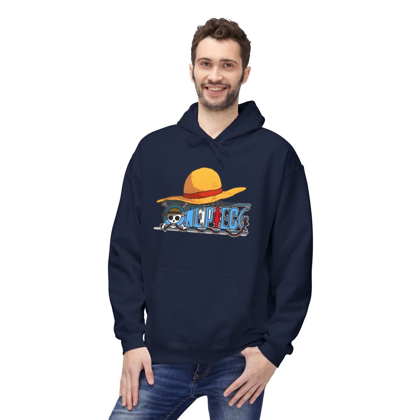 One Piece Luffy Graphic Hoodie — Straw Hat's Gear 5