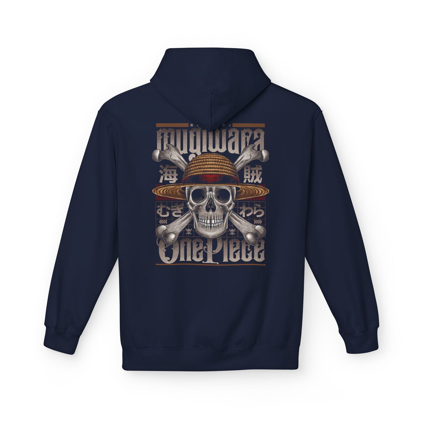 One Piece Straw Hat Skull Unisex Hoodie — Anime Pirate Crew Hoodie