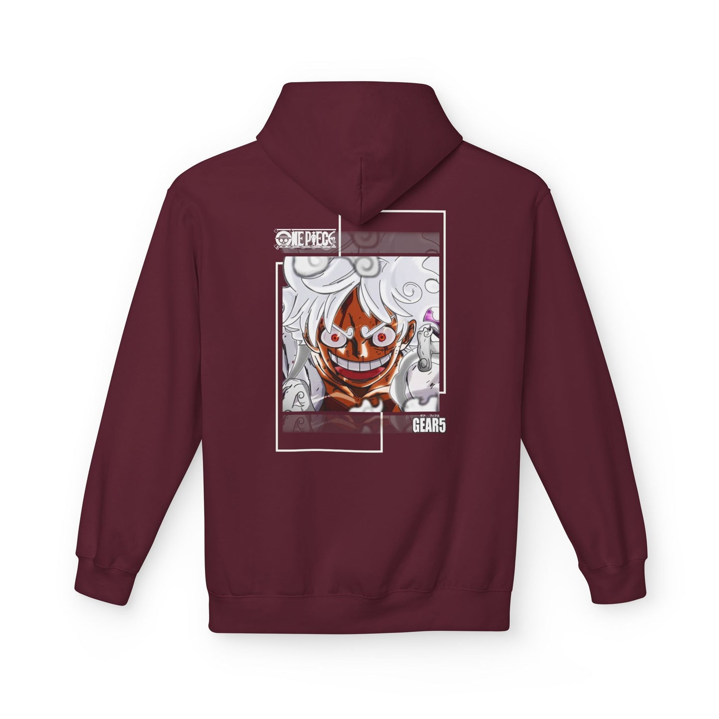 One Piece Luffy Graphic Hoodie — Straw Hat's Gear 5