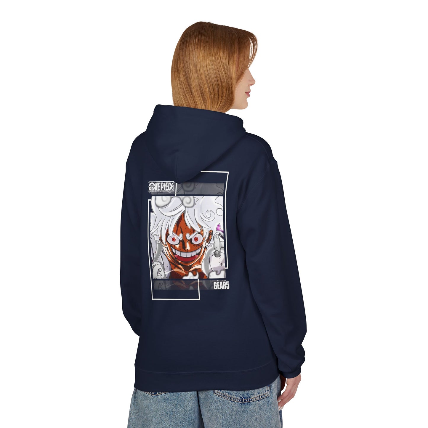 One Piece Luffy Graphic Hoodie — Straw Hat's Gear 5