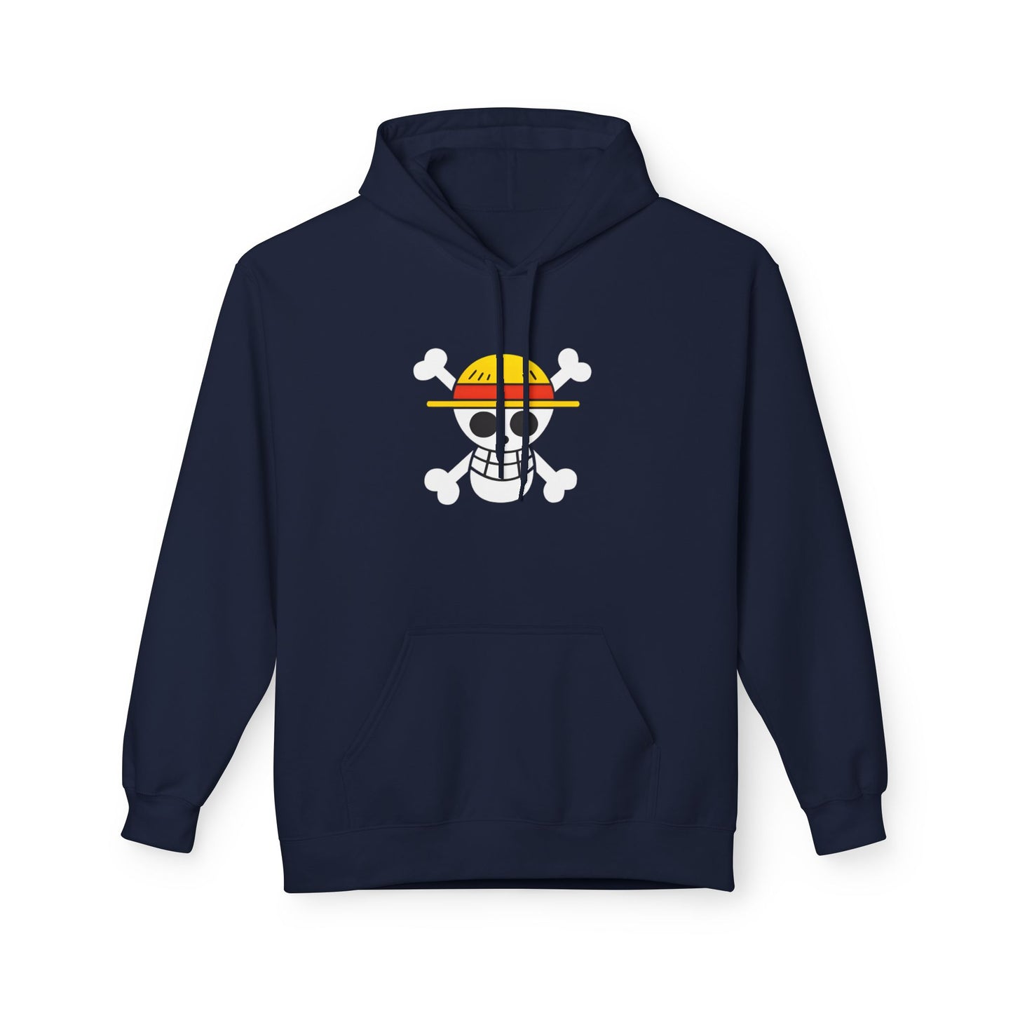 One Piece Straw Hat Skull Unisex Hoodie — Anime Pirate Crew Hoodie
