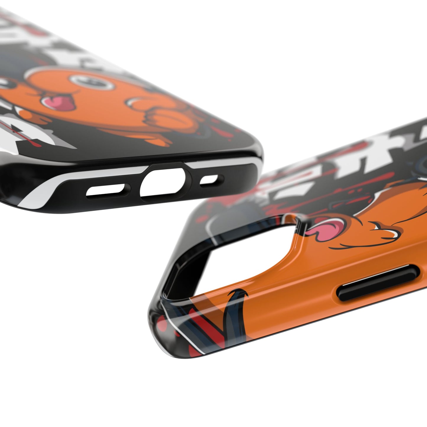 Chainsaw Man | Anime Tough Phone Case with Playful Characters